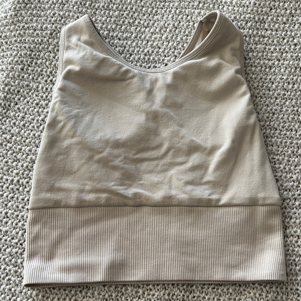 PINK Victoria's Secret Ribbed Knit Top / Sports Bra